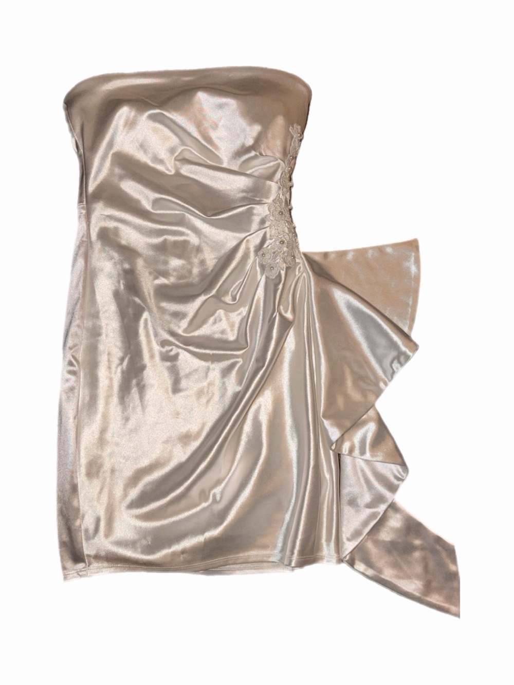 Windsor Satin Strapless Cocktail Dress 🥂